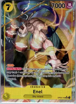 Enel (Alternate Art) OP05-100 English Awakening of the New Era - One Piece - NM - Image 1
