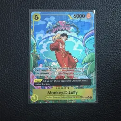 2024 One Piece OP08 EN Monkey D. Luffy Treasure Rare #OP07-109 - Image 1