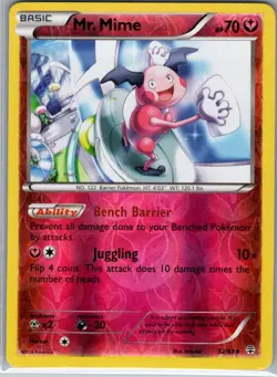 Mr. Mime 52/83 Reverse Holo Generations - Pokemon Card - NM - Image 1