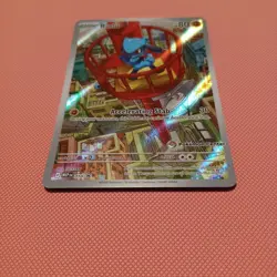 Pokemon Center Exclusive Stamped Riolu 010 - Mega Evolutions ETB Promo Card NM - Image 3
