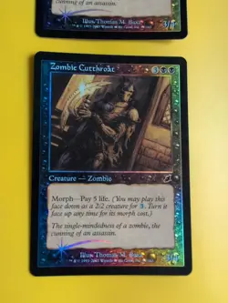 Zombie cutthroat x2. MTG Card. Scourge. Old Border FOIL. - Image 3