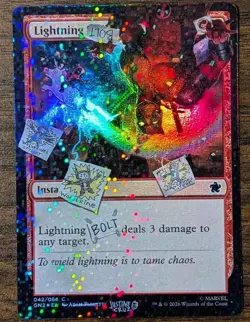 Lightning Bolt Pool Party Foil Deadpool Secret Lair - Image 1