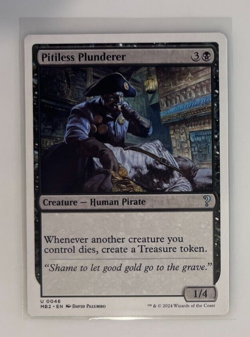 MTG – Mystery Booster 2 – White Border – Pitiless Plunderer – Uncommon 0046 - Image 1