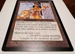 MTG - Lion’s Eye Diamond - Mirage (Vintage) - Excellent / Near-Mint - MIR #307 - Image 3