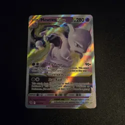 Pokemon TCG Mewtwo VSTAR Holo Ultra Rare Card 031/078 Pokemon Go - Image 1