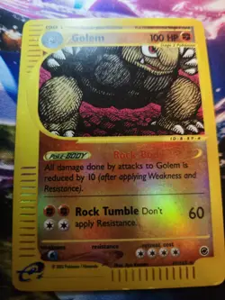 Golem - EX: Expedition (49/165) e-Reader Reverse Holo Rare Pokemon Card HP - Image 1