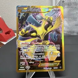 Pokemon Alakazam EX 125/124 Fates Collide Secret Rare Full Art Holo 160 HP - Image 1