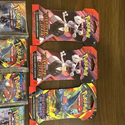 Pokemon Booster Pack Lot Various Sets 7 Packs Scarlet & Violet/Mega/Go - Image 2