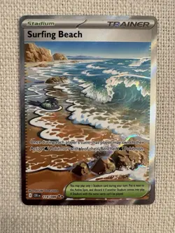 Pokemon TCG Surfing Beach Chaos Rising Ultra Rare 114/086 NM - Image 1