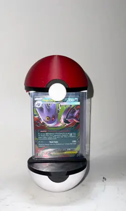 Pokemon Pokeball TCG Card Display Case with LED - Image 1