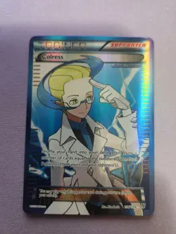 Pokemon TCG Colress Team Plasma Full Art Holo Card 135/135 Plasma Storm - Image 1