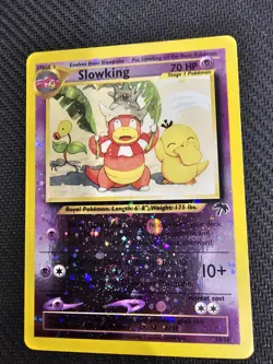 Slowking - 14/18 - Reverse Holo Pokemon Southern Islands NM With SWIRL! - Image 3