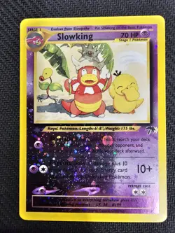 Slowking - 14/18 - Reverse Holo Pokemon Southern Islands NM With SWIRL! - Image 5