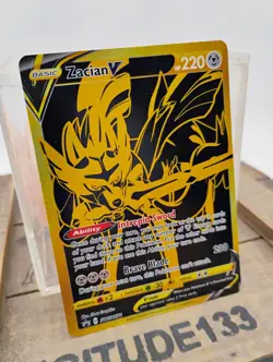 Pokemon Zacian V Promo Holo SWSH076 Sword & Shield 220 HP Intrepid Sword - Image 2
