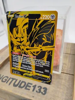 Pokemon Zacian V Promo Holo SWSH076 Sword & Shield 220 HP Intrepid Sword - Image 3