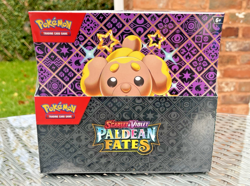 POKEMON TCG SCARLET & VIOLET PALDEAN FATES TECH STICKER COLLECTION SEALED CASE - Image 1