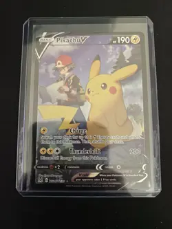 Pikachu V TG16/TG30 - NM condition - Pokemon TCG SWSH Lost Origin Full Art Holo - Image 5
