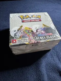 Pokemon Sword & Shield: Rebel Clash Booster Box In Acrylic Case - Image 3