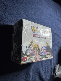 Pokemon Sword & Shield: Rebel Clash Booster Box In Acrylic Case - Image 4