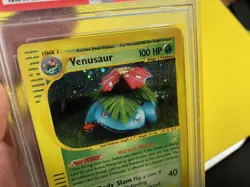 2004 Pokemon E Series EXPEDITION VENUSAUR 30/165 Holo PSA7 - Image 4