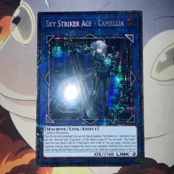YUGIOH Starlight Rare Sky Striker Ace - Camellia L26D-ENS31 1st Edition - Image 1