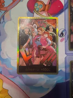 ONE PIECE Card Game Gold Don Nami Boa Hancock Heroines Special Set EB03 Japanese - Image 1