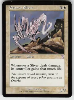 MTG Timeshifted #8 Essence Sliver Lightly played tcg - Image 1