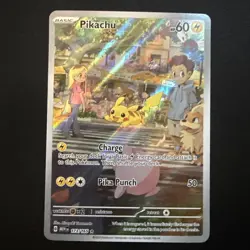 Pokemon Pikachu 173/165 Scarlet & Violet 151 Illustration Rare Full Art - Image 2