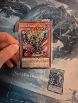 Yu-Gi-Oh Heiliger Feuerkonig Garuni Prismatic Secret Rare RA05-DE031 1 Auflage - Image 1