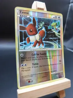 Pokemon Reverse Common Card : Eevee 48/90 ( HS Undaunted Set) - Image 2