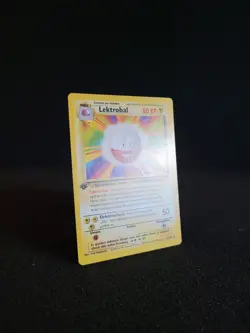 Pokemon Karte Lektrobal - 1. Edition - 21/102 Basis Set - Image 2