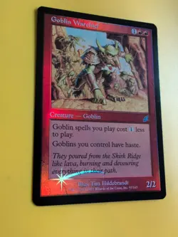 Goblin Warchief. MTG Card. Scourge. Old Border FOIL. - Image 4