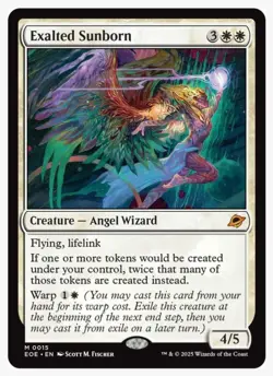 1x Exalted Sunborn, Edge of Eternities, Magic the Gathering MTG NM - Image 1