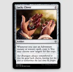 Lucky Clover - ELD #226 Uncommon - NM / Mint Throne of Eldraine Single - Image 1