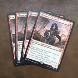 x4 Charming Scoundrel #124 Wilds of Eldraine MTG NM - Image 1