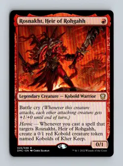 Commander: Dominaria United #25 Rosnakht, Heir of Rohgahh - Image 1