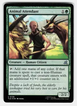 ANIMAL ATTENDANT FOIL - Magic: The Gathering - PHIMA LP - Image 1
