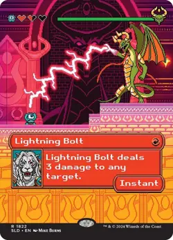 Lightning Bolt Secret Lair NM MTG - Image 1