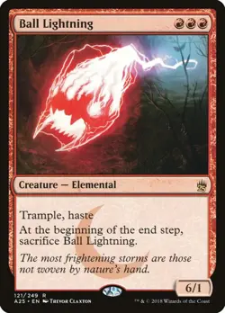 MTG Ball Lightning - 121 / English / Moderately Played - Image 1