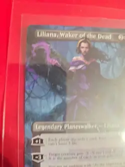 Magic The Gathering Liliana Waker of the Dead Borderless Core 2021 Planeswalker - Image 2
