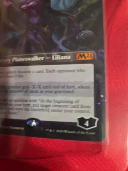Magic The Gathering Liliana Waker of the Dead Borderless Core 2021 Planeswalker - Image 3