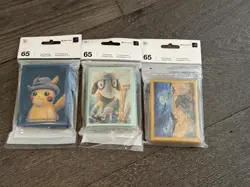 Pokemon Center x Van Gogh Sleeves - Pikachu, Corviknight And Smeargle - Image 1