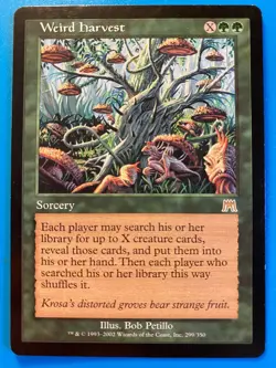 MTG 1x Weird Harvest Onslaught Legacy Magic the Gathering x1 NM - Image 1