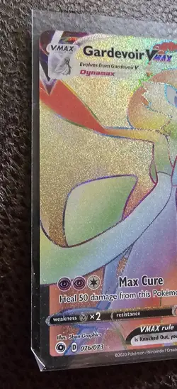 Pokemon Gardevoir VMAX FA Secret Rainbow Rare Champion Path 076/073 Near Mint - Image 2