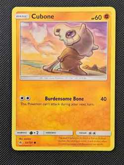 CUBONE 57/131 FORBIDDEN LIGHT POKEMON LP 2018 - Image 1