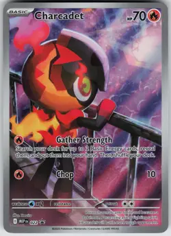 Charcadet 022 Holo Promo ME: Mega Evolution Promo Pokemon Near Mint - Image 1