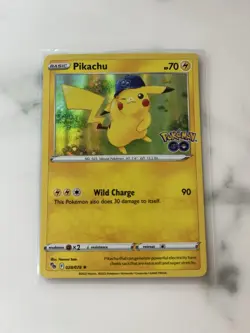 Pikachu 028/078 Rare Holo Card(Pokemon TCG GO) - Image 1