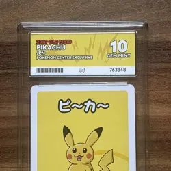 Pokemon Pikachu Old Maid Pokemon Center Exclusive - ACE 10 Mint Perfect Sub’s - Image 2