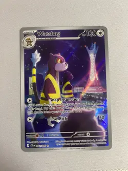 Pokemon Watchog Chaos Rising Illustration Rare Holo 097/086 2026 English - Image 1