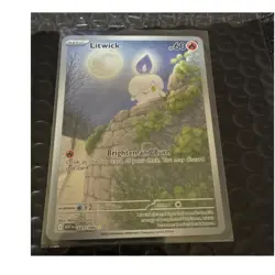 The Pokemon Company Litwick 101/086 Sv: White Flare IR Holo EN 2025 60 HP - Image 1